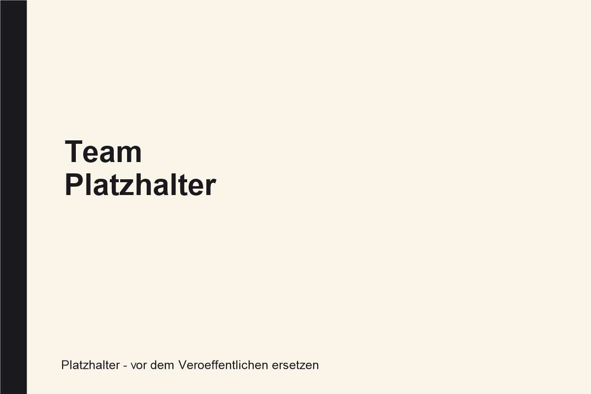 Platzhalterfoto vom Team. Vor dem Veröffentlichen durch eine echte Aufnahme ersetzen.